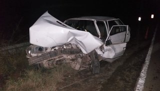 Violenta colisión, dejó como saldo cinco personas heridas