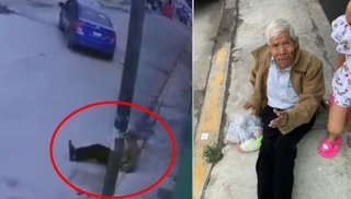 Video: te mostramos el triste abandono de un abuelo en plena calle con su bolsa de ropa