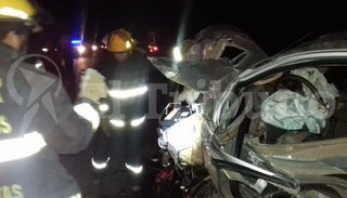 Terrible accidente vial en la ruta provincial Nº 5: hay tres víctimas fatales