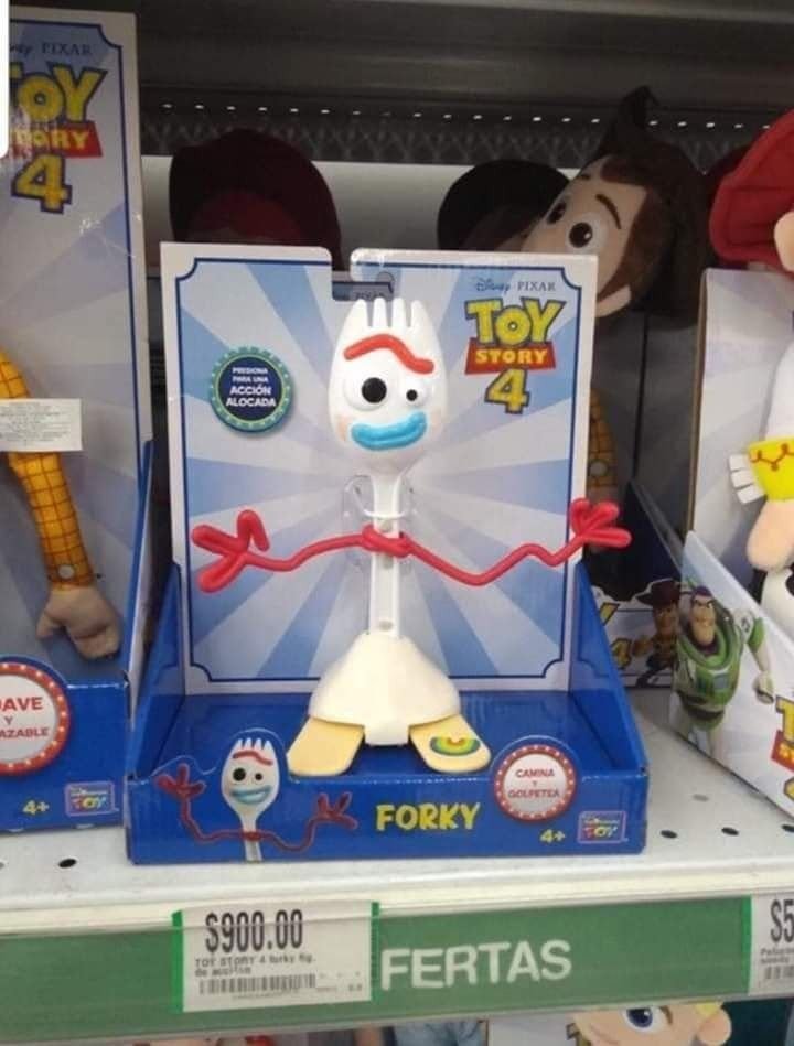 juguete forky precio