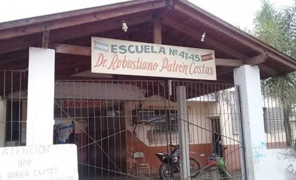 Anuncian el comienzo de las obrasen la escuela Robustiano Patrón Costas