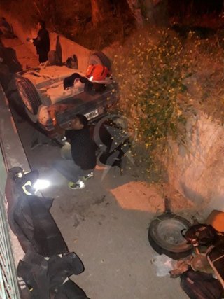 Terrible accidente en la Ruta 36: falleció una mujer mientras era trasladada en una ambulancia