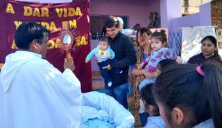 Procesión de Corpus Christi en favor de la vida y la familia