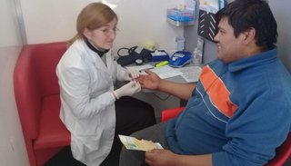 Campaña de donación de sangre y médula ósea en San Antonio de los Cobres