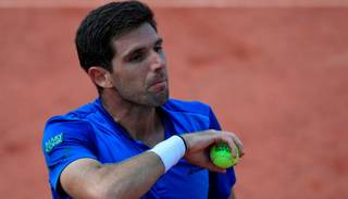 Delbonis no pudo y le dijo adiós a Roland Garros