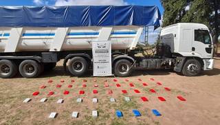Llevaba 47 kilos de droga en un camión