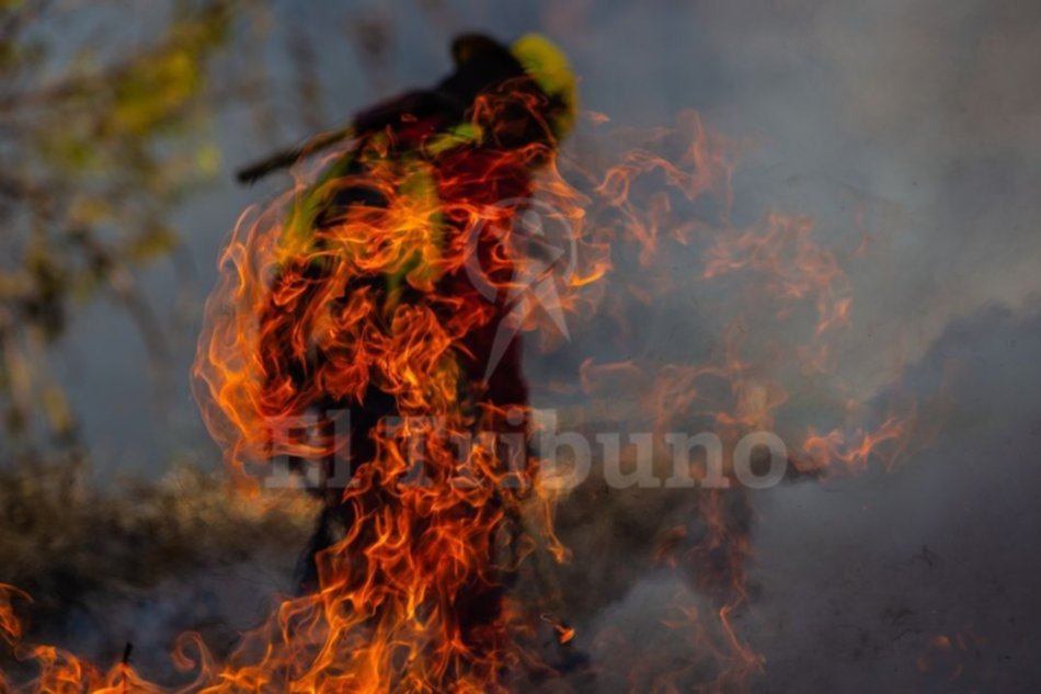 Un incendio de pastizales causó susto en zona sur: el humo entró a un centro comercial- Un incendio de pastizales causó susto en zona sur: el humo entró a un centro comercial
