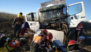 Murió un camionero tras esquivar un piquete de transportistas