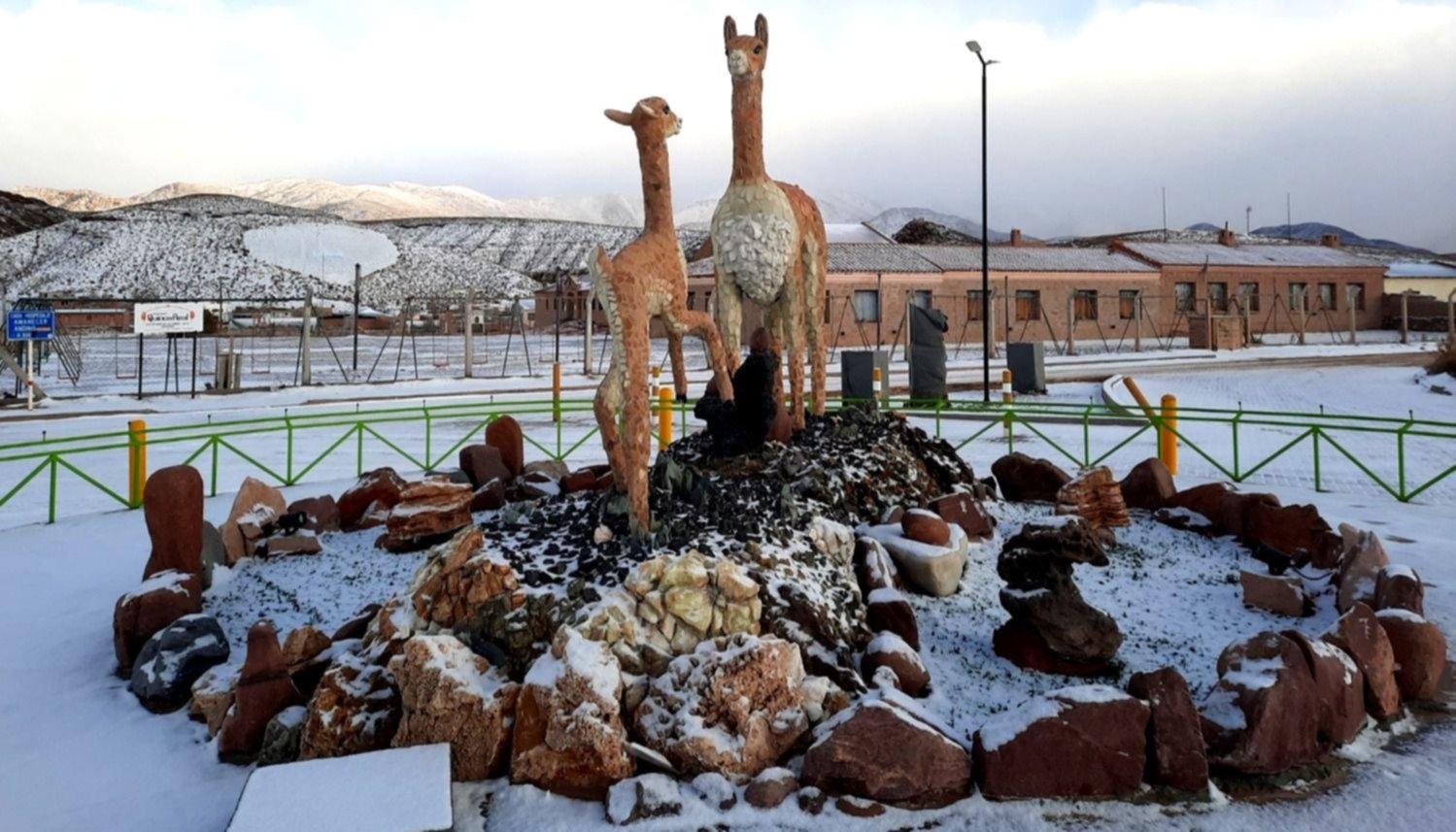 Una imagen fría y maravillosa: la Puna salteña amaneció bajo cero y cubierta de nieve