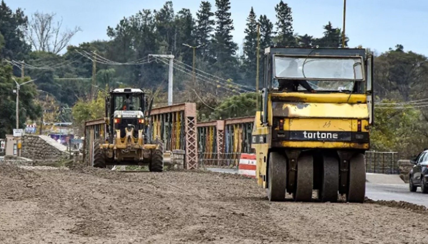 Avanzan las obras de la autopista de circunvalación de Vaqueros