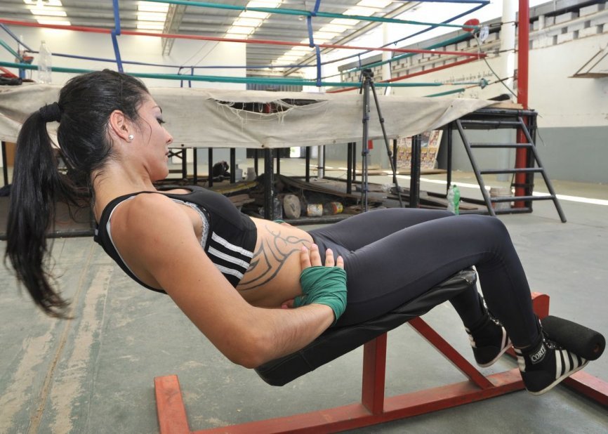 Brenda Carabajal se prepara con miras al tercer combate