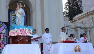 Comunidad del Huerto honró a su santa patrona
