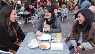 Recorrimos el centro de la ciudad en el Día del Amigo