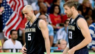 Retiran dorsales de Manu y Chapu de la selección argentina