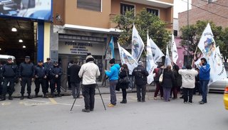 Milagro Sala ingresó a la dependencia del Poder Judicial para prestar declaración