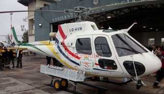 Jujuy cuenta por primera vez con un helicóptero que será destinado a seguridad y emergencias
