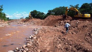 Obras hídricas en El Bananal