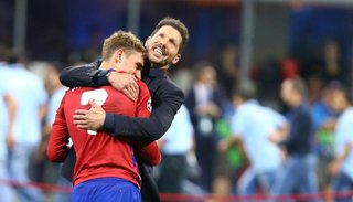 “Es una suerte trabajar con Simeone, el mejor en lo defensivo"