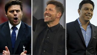 Simeone, Pochettino y Gallardo son las primeras y difíciles opciones de la AFA