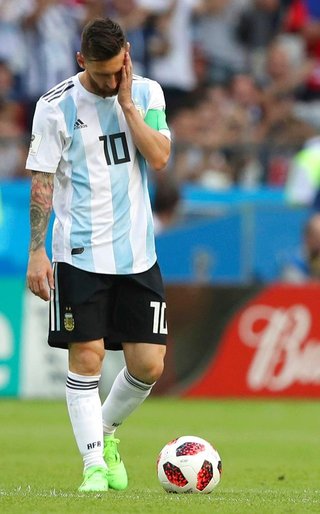 Argentina, la peor selección de los octavos de final