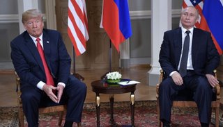 Donald Trump y Vladimir Putin a puros elogios en Helsinki