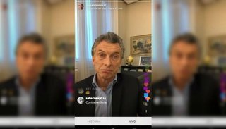 VIDEO: Macri hizo un Instragram live y respondió qué opina de que le digan "Macri gato"