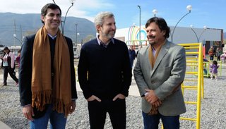 Urtubey, Frigerio y SÃ¡enz recorrieron obras en Salta