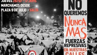 Marcharán en Salta contra la participación de las FFAA en seguridad interior