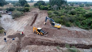 Avanzan obras del parque industrial