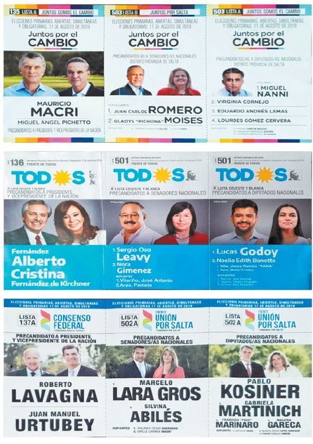 Los cuartos oscuros de Salta tendrán 8 boletas en agosto