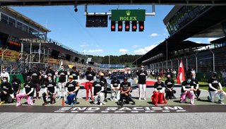 Los pilotos de la F1 se unieron en la lucha contra el racismo