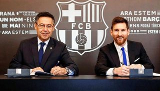 Habló el presidente de Barcelona: “Messi quiere seguir”