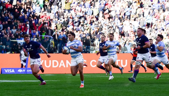 Los Pumas vencieron a Escocia 34 a 31 en Santiago del Estero