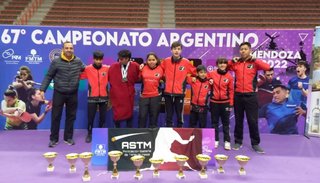 El tenis de mesa salteño se destacó en Mendoza