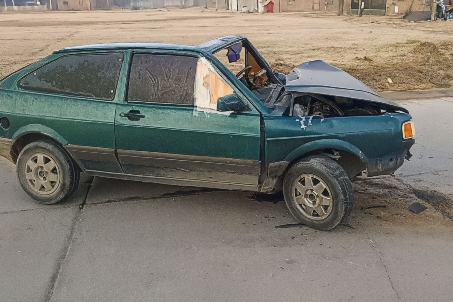 Terrible choque frente a las canchas de Bº San Benito: hay al menos un herido