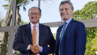 El titular del Banco Mundial se reunió con Macri y anunció "fondos frescos" para 2018