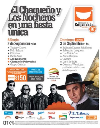 Lo que tenés que saber para el festival de la Empanada
