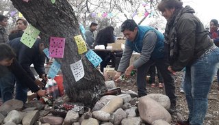 Comparsa sampedreña honró a la Madre Tierra