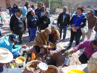 Agradecieron a la Madre Tierra