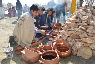 Vecinos veneraron a la Pachamama
