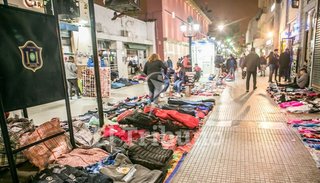 Comerciantes y manteros exigen trabajos formales