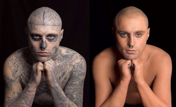 Encontraron muerto a Zombie Boy, el modelo tatuado