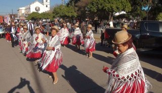 Festejos de la comunidad boliviana
