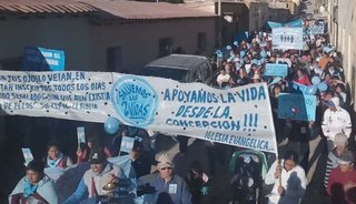 Movilización en Tilcara