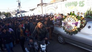 Una multitud despidió a Cristian Meza