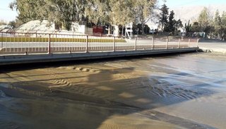 Alarma entre los vecinos por el estado del río Chuscha