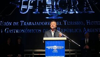 Insultaron a Macri en la cena anual de los Gastronómicos