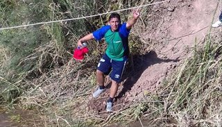 Exitoso trail running por El Talar, corriendo voy