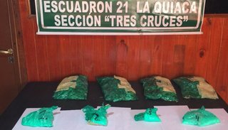Secuestran cocaína dentro de paquetes de hojas de coca