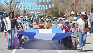 Desfile en La Quiaca